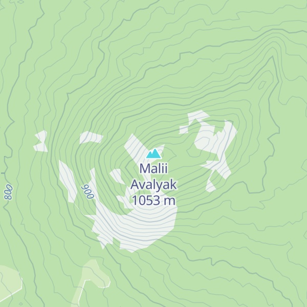 Map of Malii Avalyak