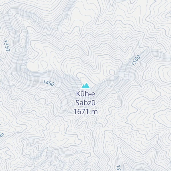 Map of Kūh-e Sabzū