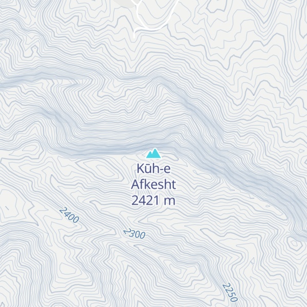 Map of Kūh-e Afkesht