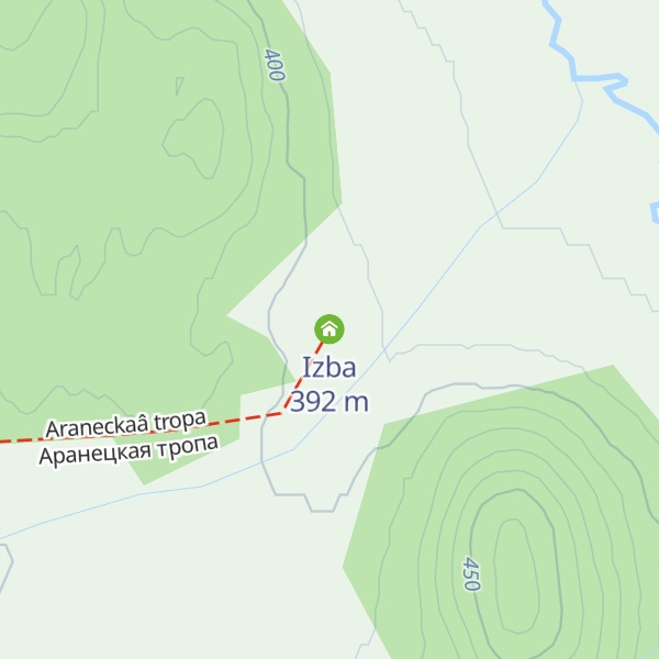 Map of Izba