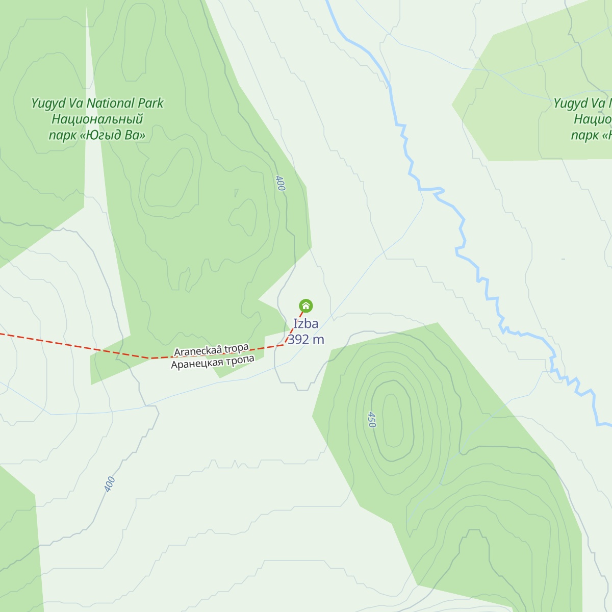 Izba map