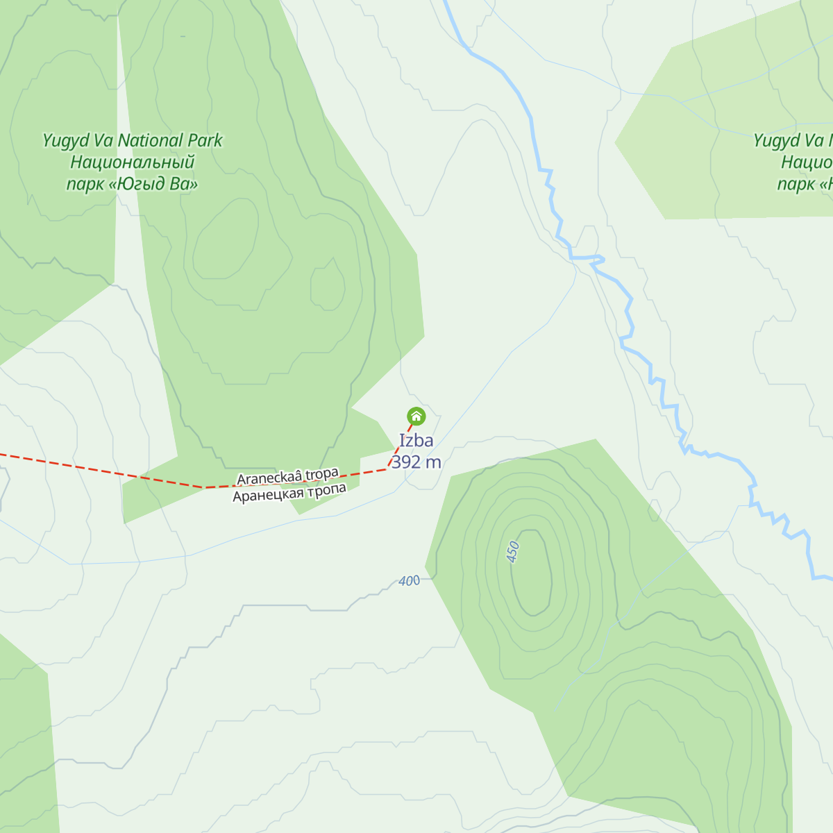 Izba map