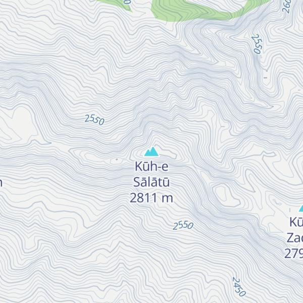 Map of Kūh-e Sālātū