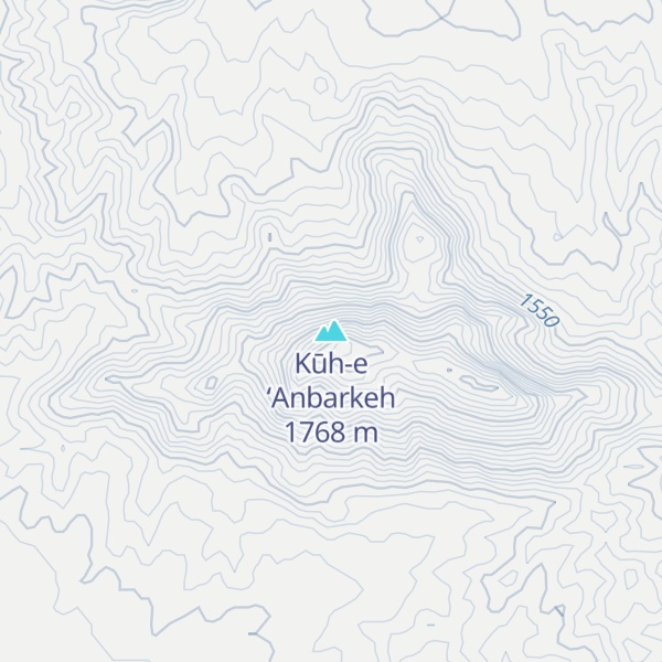 Map of Kūh-e ‘Anbarkeh
