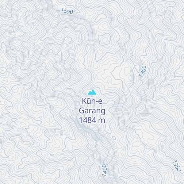 Map of Kūh-e Garang