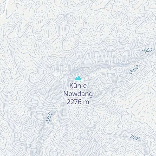 Map of Kūh-e Nowdang