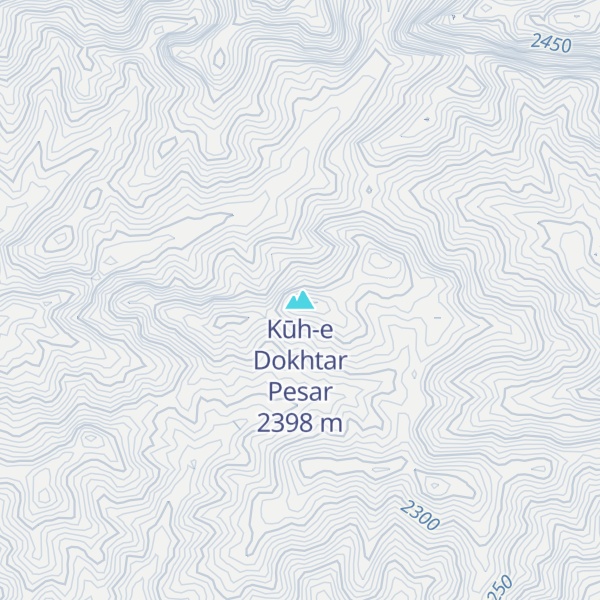Map of Kūh-e Dokhtar Pesar