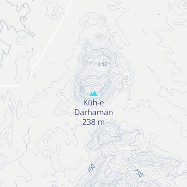 Map of Kūh-e Darhamān