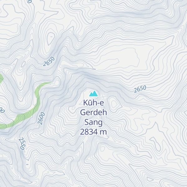 Map of Kūh-e Gerdeh Sang