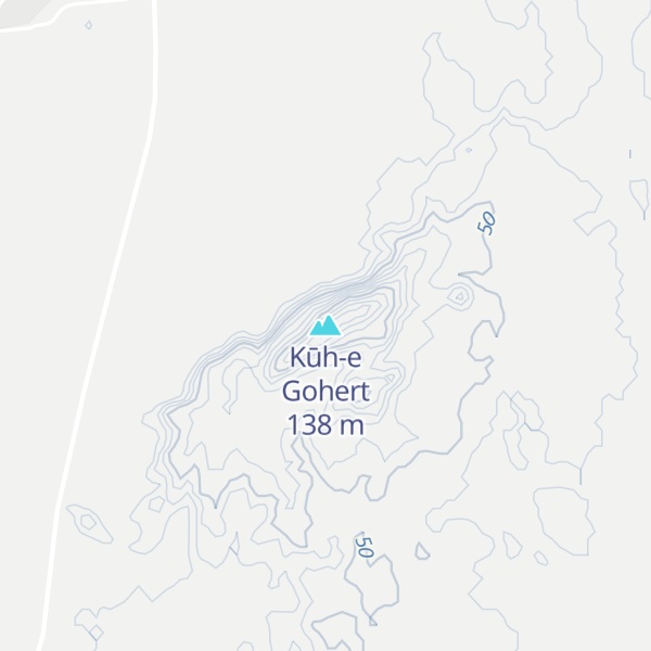 Map of Kūh-e Gohert