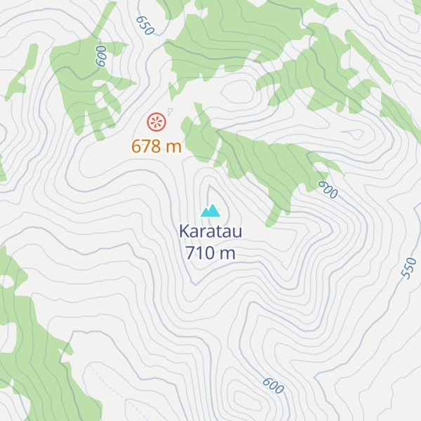 Map of Karatau
