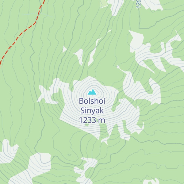 Map of Bolshoi Sinyak