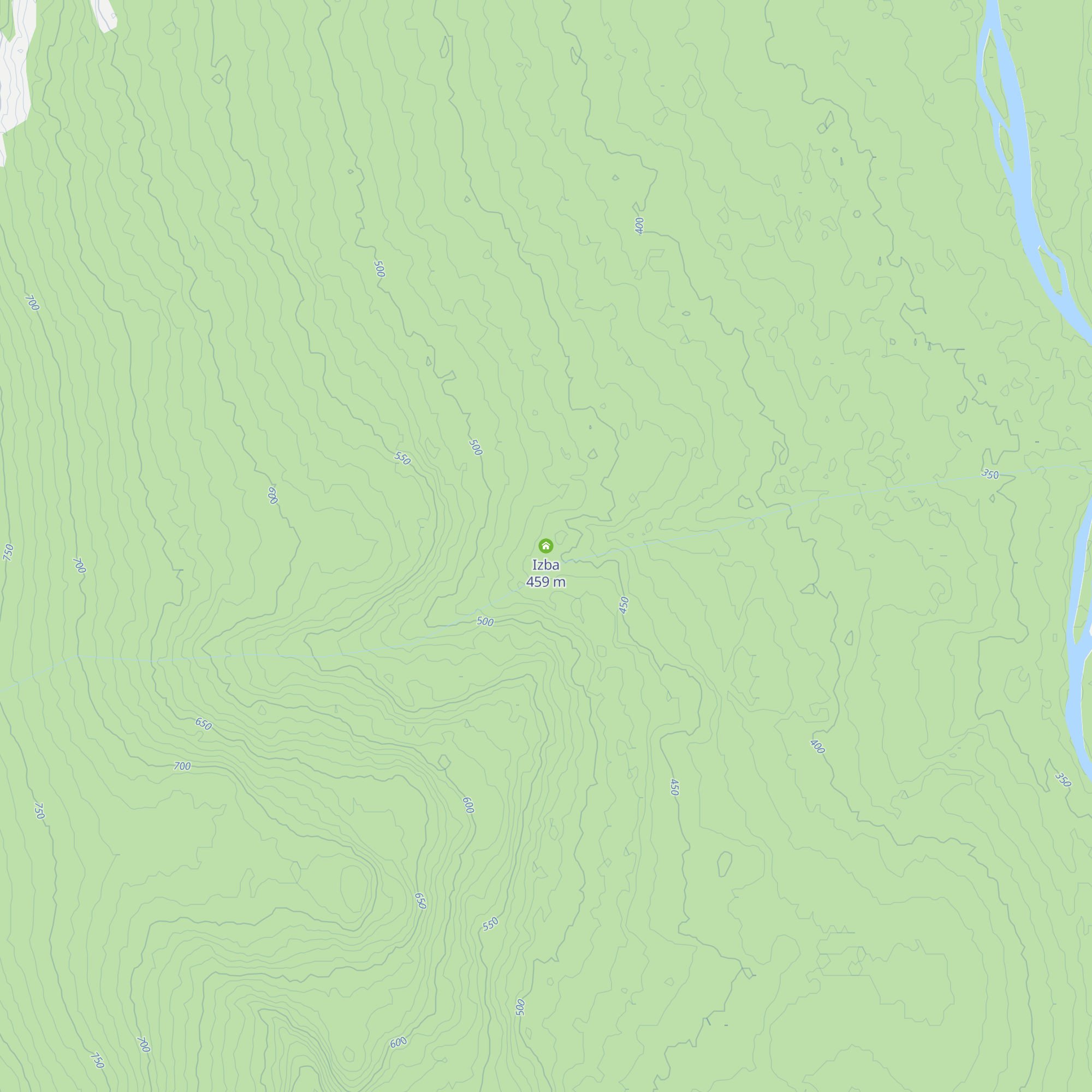 Izba map