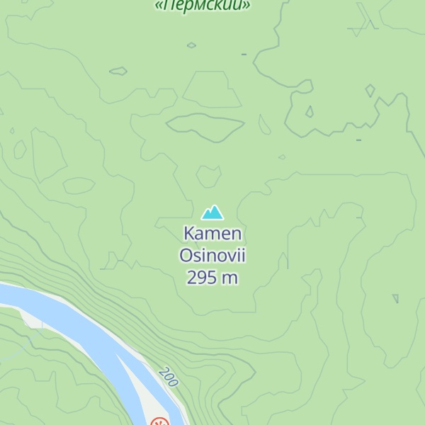 Map of Kamen Osinovii