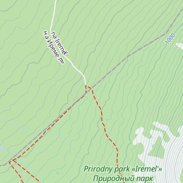 Map of Medvezhii Hutor