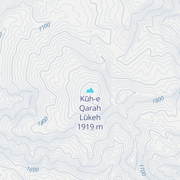 Map of Kūh-e Qarah Lūkeh