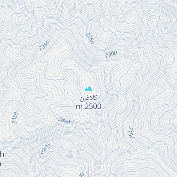 Map of کلاغان