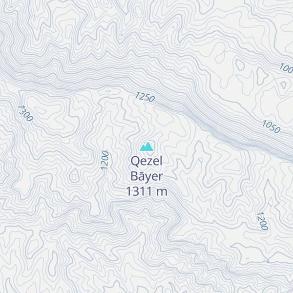 Map of Qezel Bāyer
