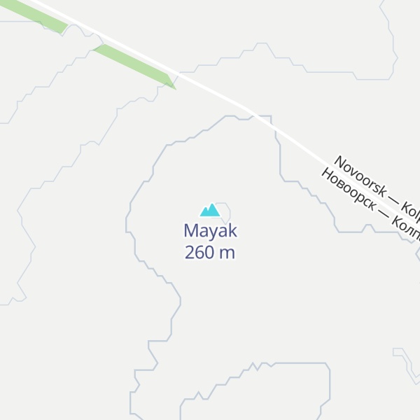 Map of Mayak