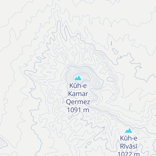 Map of Kūh-e Kamar Qermez