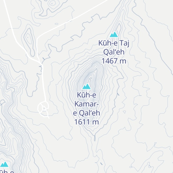 Map of Kūh-e Kamar-e Qal‘eh