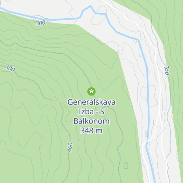 Map of Generalskaya Izba - S Balkonom