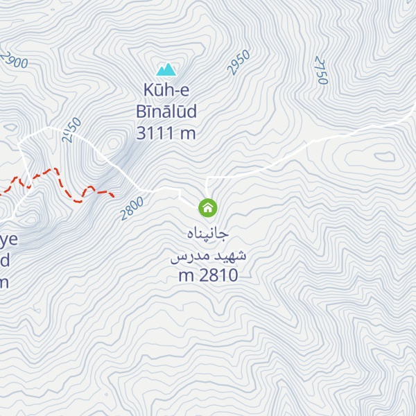 Map of جانپناه شهید مدرس