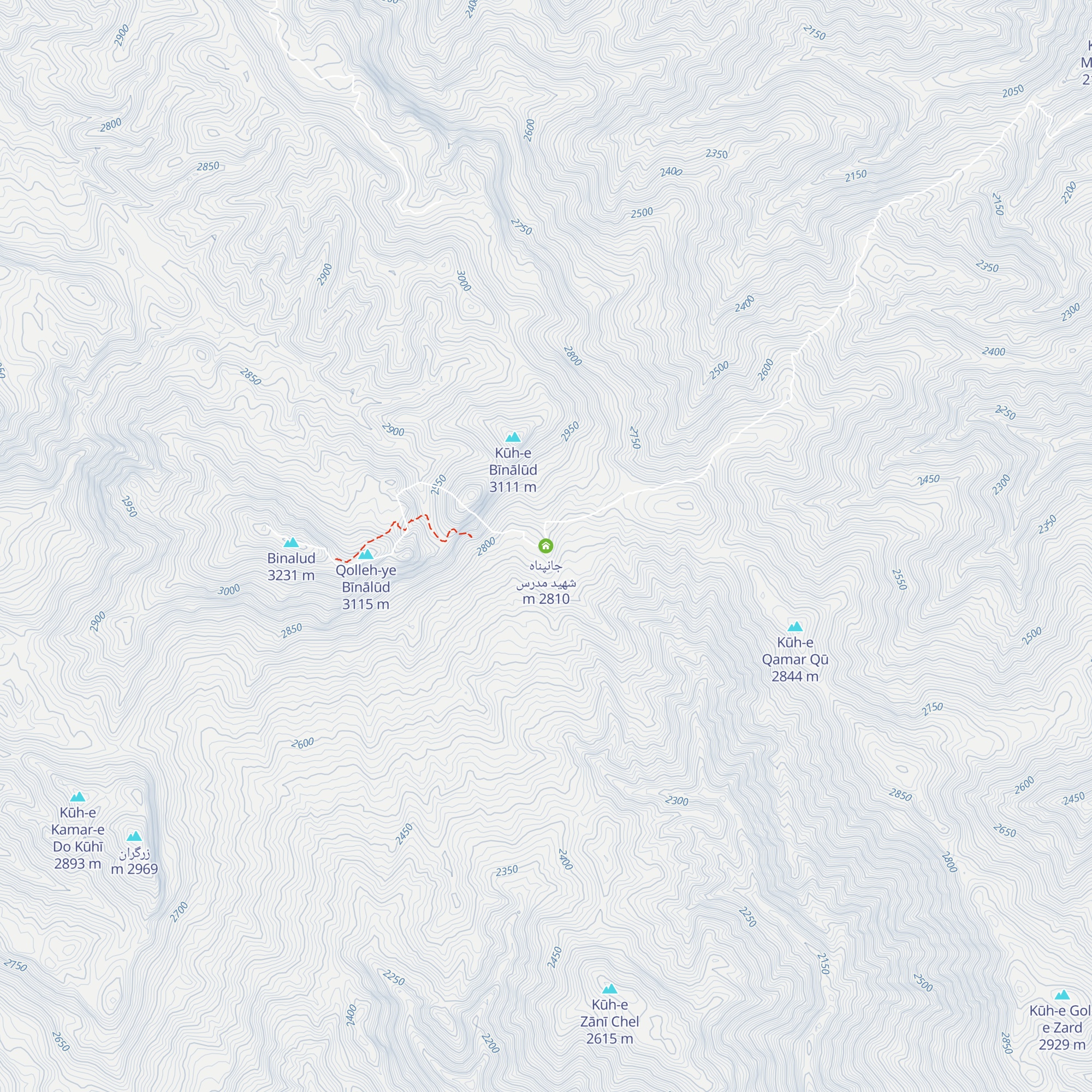 جانپناه شهید مدرس map