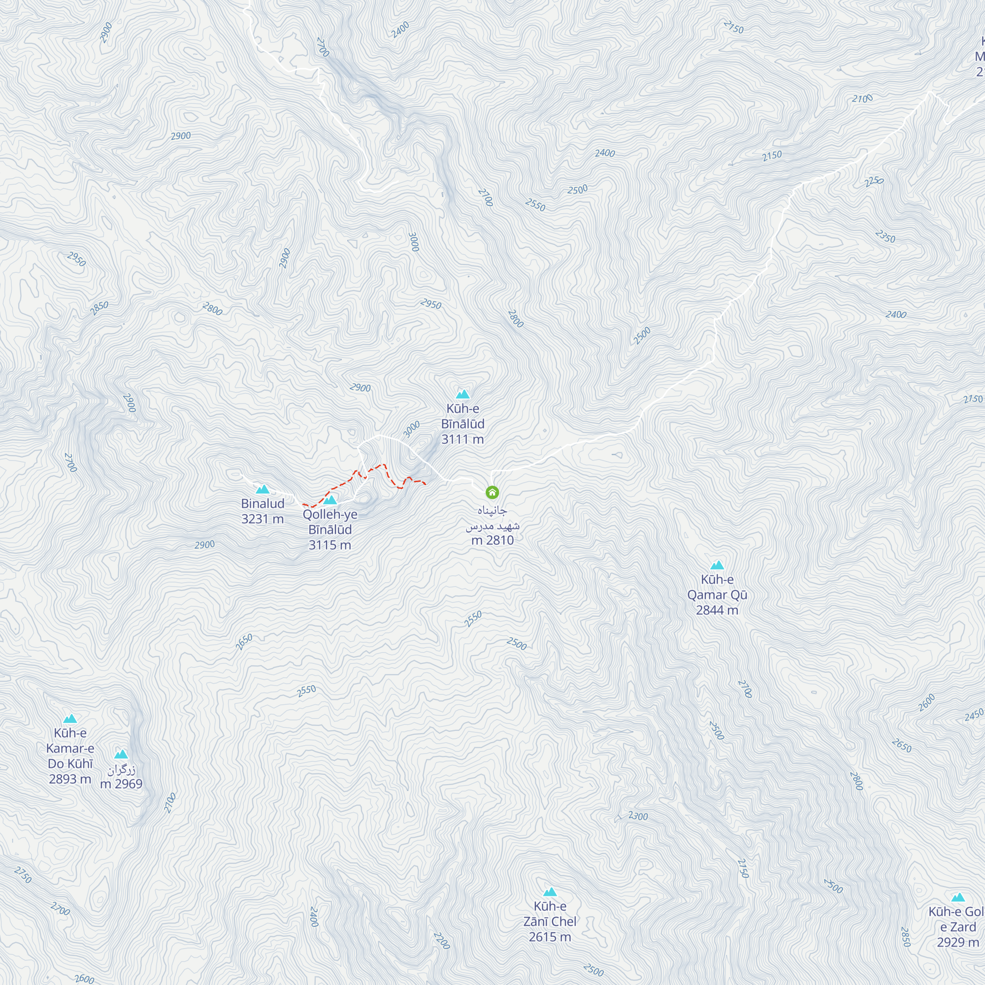جانپناه شهید مدرس map