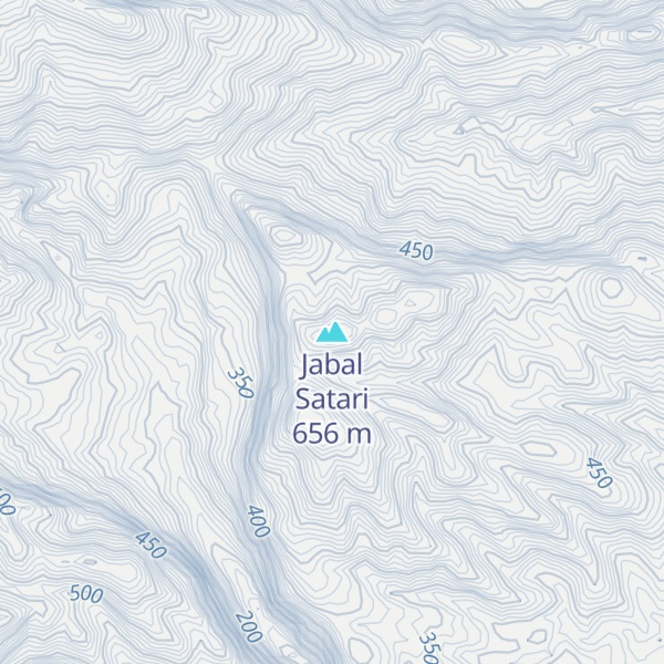 Map of Jabal Satari