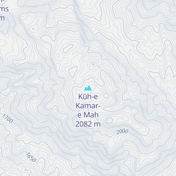 Map of Kūh-e Kamar-e Mah