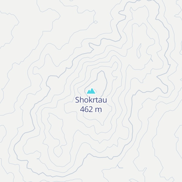 Map of Shokrtau