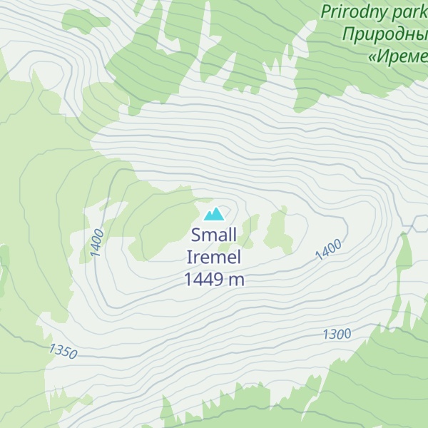 Map of Small Iremel