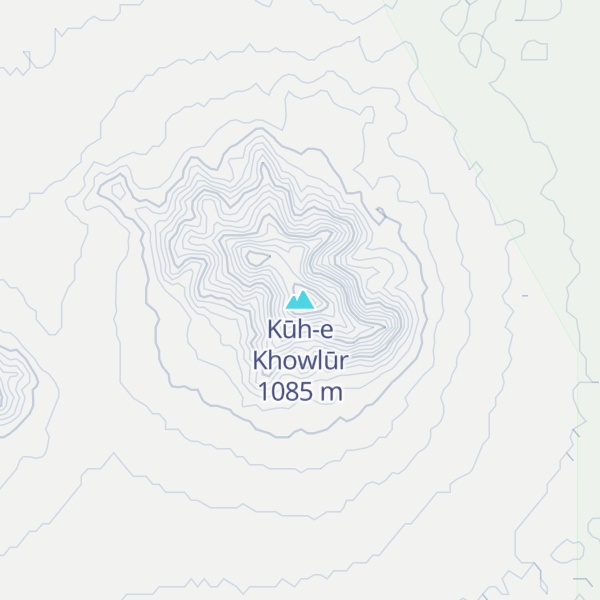 Map of Kūh-e Khowlūr