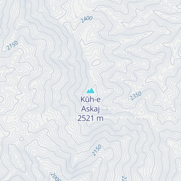 Map of Kūh-e Askaj