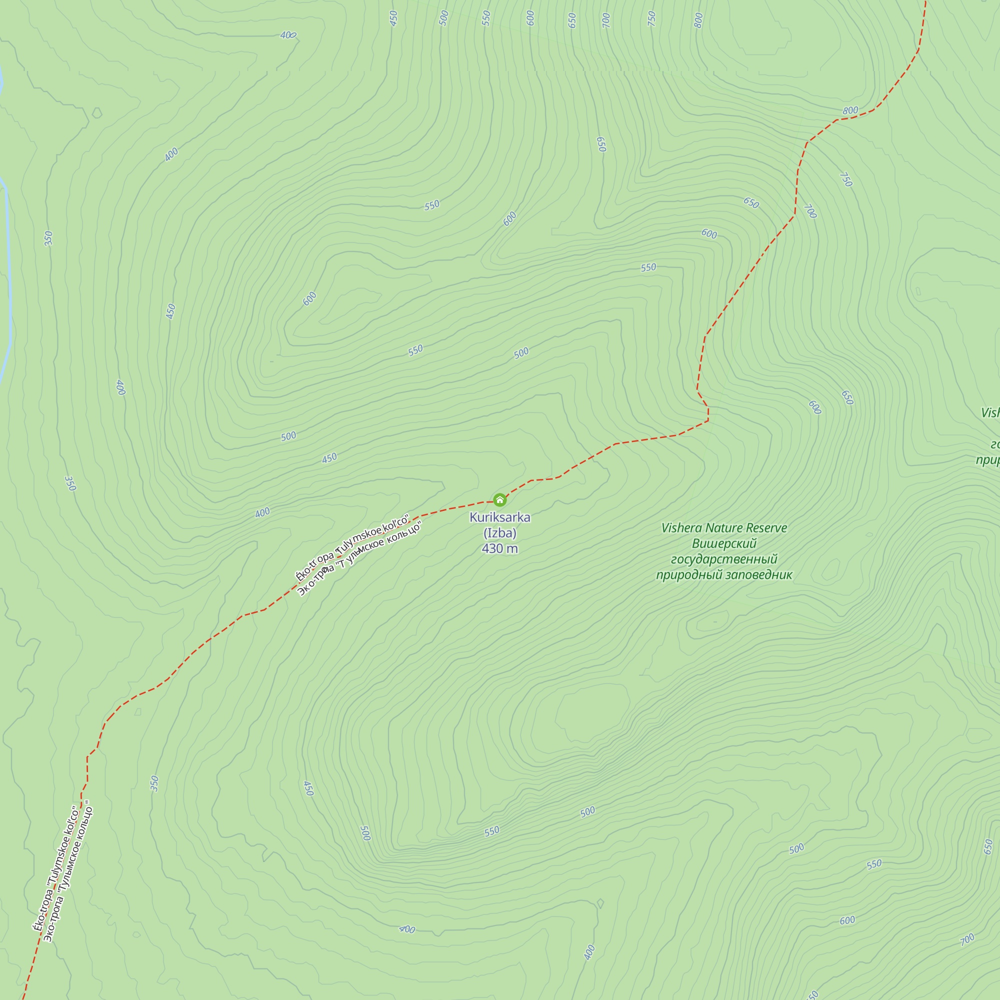 Kuriksarka (Izba) map
