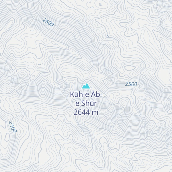Map of Kūh-e Āb-e Shūr