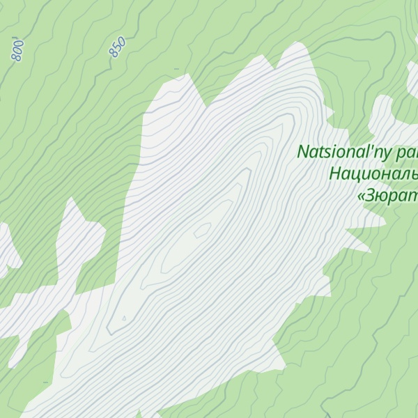 Map of Kamennii Greben