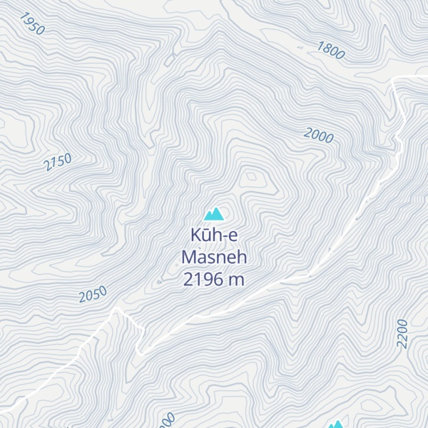Map of Kūh-e Masneh