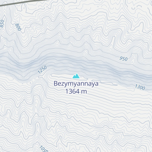Map of Bezymyannaya
