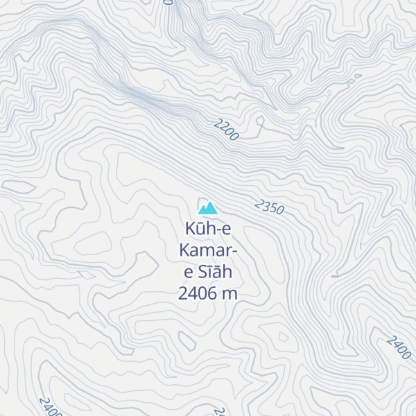 Map of Kūh-e Kamar-e Sīāh