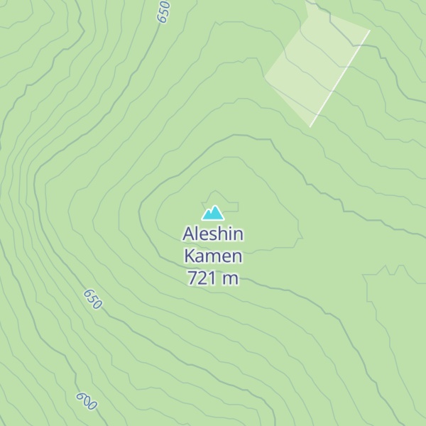 Map of Aleshin Kamen