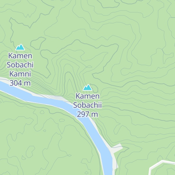 Map of Kamen Sobachii