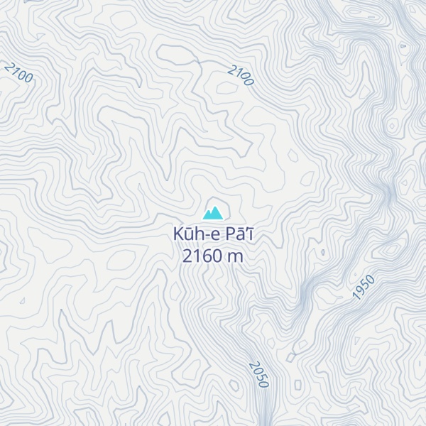 Map of Kūh-e Pā’ī