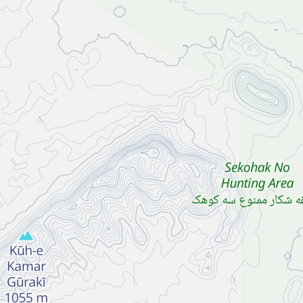 Map of Kūh-e Qolleh-ye Āhakī