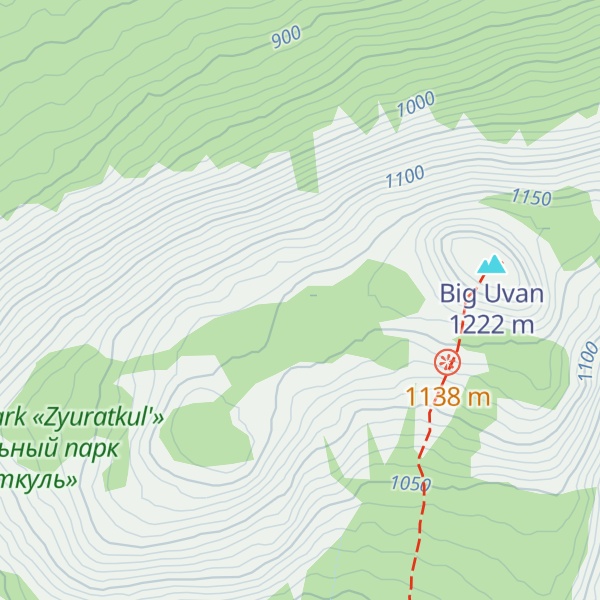 Map of Srednyaya Kalagaza