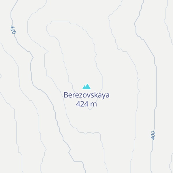 Map of Berezovskaya