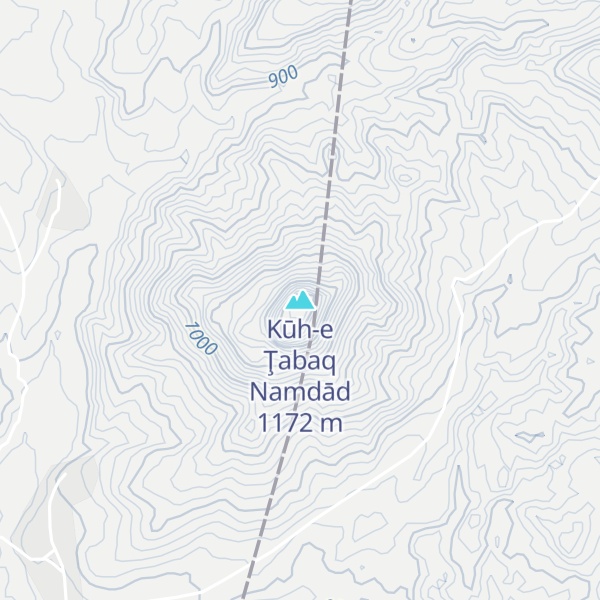 Map of Kūh-e Ţabaq Namdād