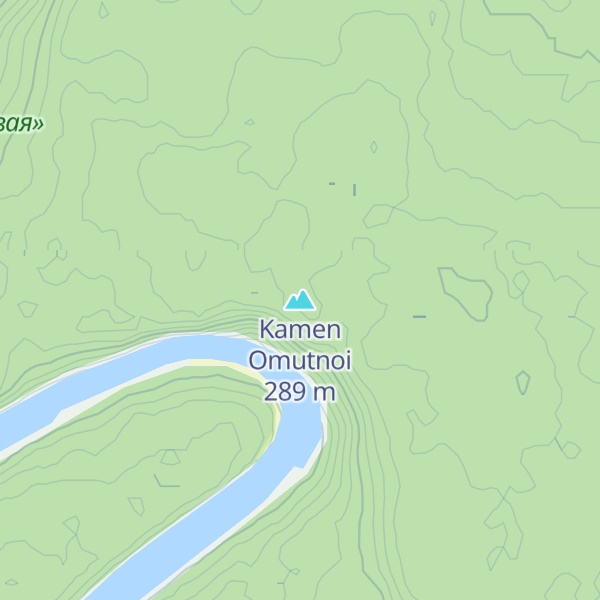 Map of Kamen Omutnoi