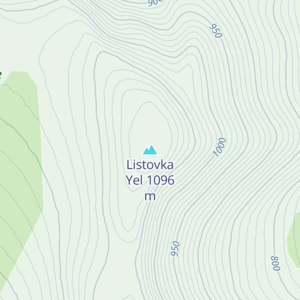 Map of Listovka Yel